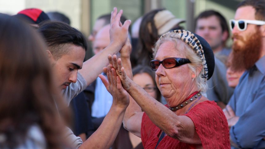 Photo: Dancing at the Jazz Festival